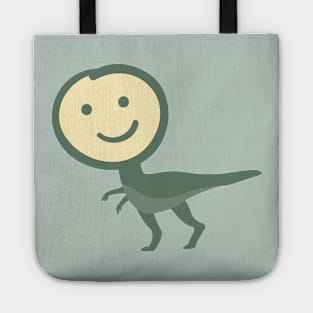 T-Rex Smiley Face Tote