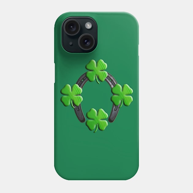 Clovers Phone Case by TrueArtworxGraphics