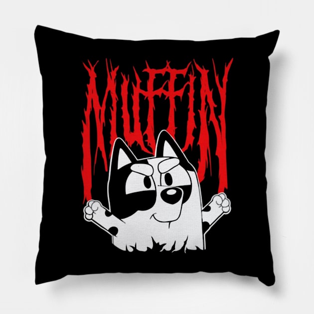 Muffin Bluey Metal Pillow by GapiKenterKali