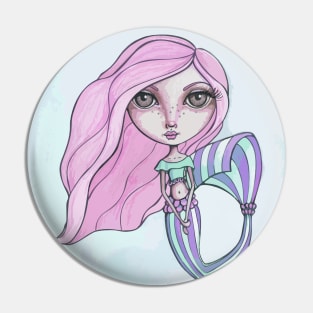 Spring Mermaid Cutie Pin