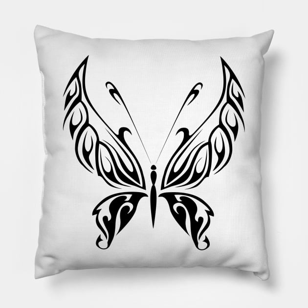 Butterfly Pillow by linesdesigns