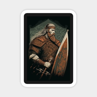 Glorious Guardian: A Celtic Warrior Magnet