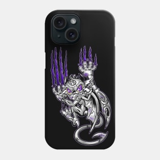 Halloween - Gargoyle demon purple Phone Case