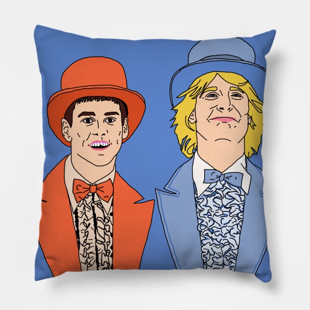 Dumb and Dumber Pillow by Lydia's Green Light Closet 
