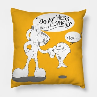 Do not mess with a Cuphead Pillow