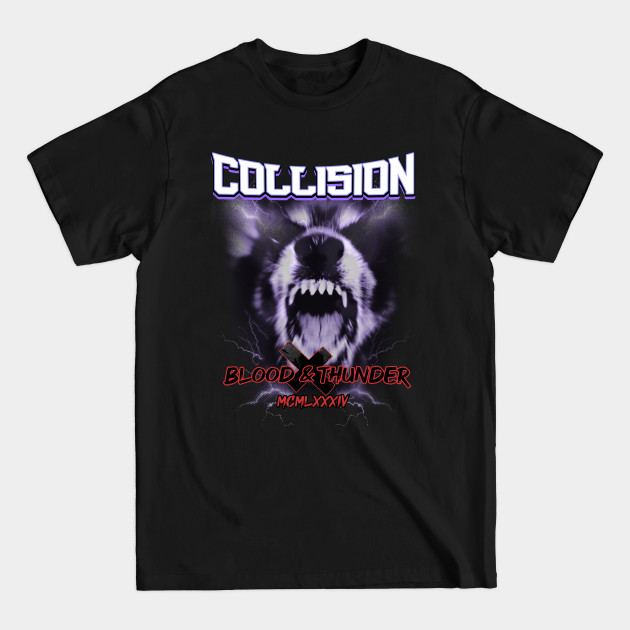 Discover Metal head - Collision- metal music dark T-shirt design - Metal Music Design - T-Shirt