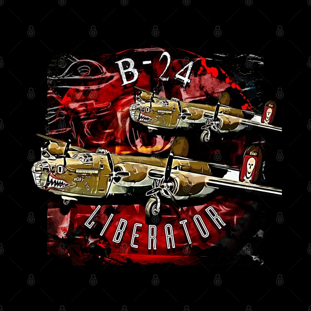 B-24 Liberator by aeroloversclothing