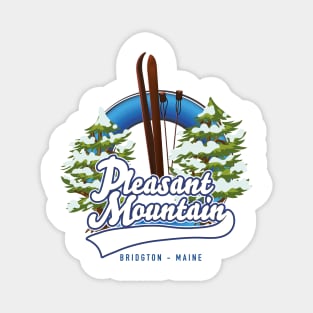 Pleasant Mountain Ski Bridgton ski poster Magnet