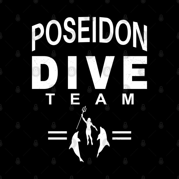 Poseidon Dive Team by NicGrayTees