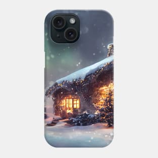 Winter Holiday Chrismas tree Landscap gift designs Series 04 Phone Case