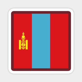 Mongolia Flag Magnet