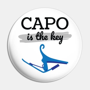 Capo is the Key Blue Capo Light Theme Pin