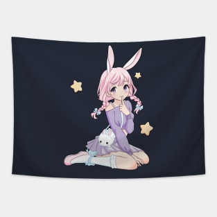 Anime Bunny Girl Tapestry