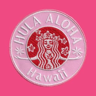 Hula Aloha Hawaii Patch T-Shirt