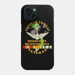 Vietnam Combat AVN Vet  Obs Recon Badge - Air Assault  w SVC Phone Case