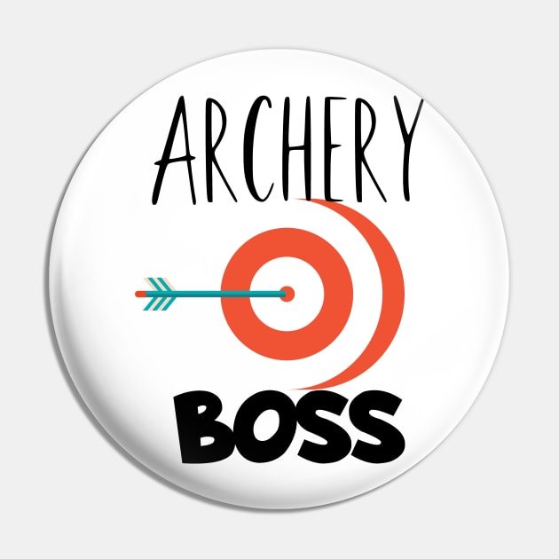 Archery boss Pin by maxcode