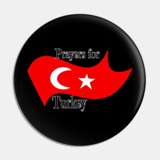 prayer for Turkey Pin