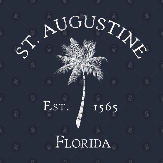 Saint Augustine Florida Vintage Palm by TGKelly