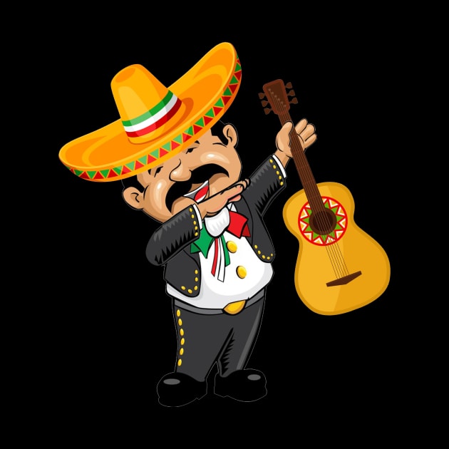 Dabbing mariachi sombrero by jenneketrotsenburg