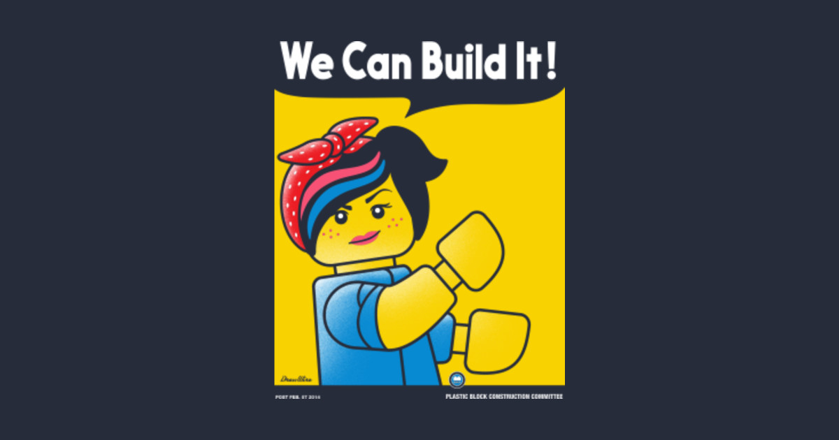 WE CAN BUILD IT Lego TShirt TeePublic