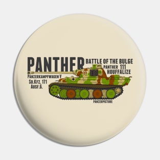 Panther Ausf.G 111 Houffalize Pin