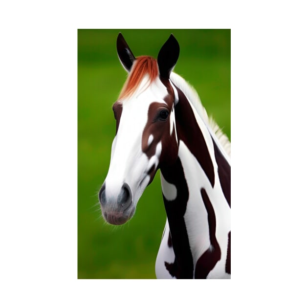 Painted Horse Pony Digital Artwork by ShopSunday