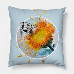 Butterfly and Flower Pillow