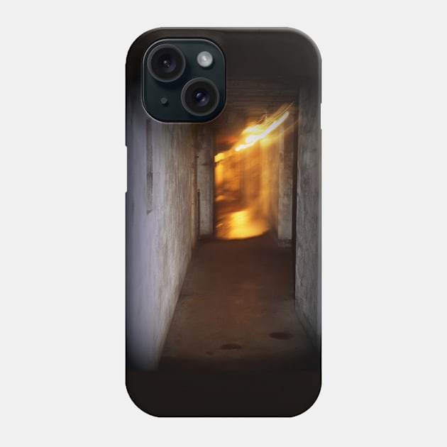 Battery Mishler like a corridor through time Phone Case by DlmtleArt