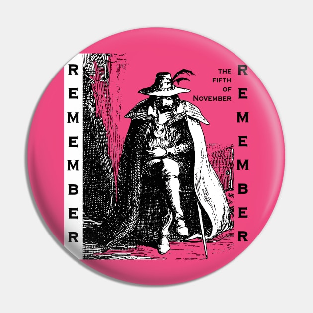 Remember Remember Guy Fawkes Illustration Pin by taiche