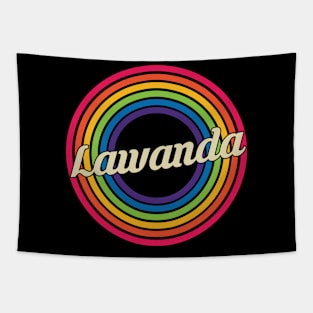 Lawanda - Retro Rainbow Style Tapestry