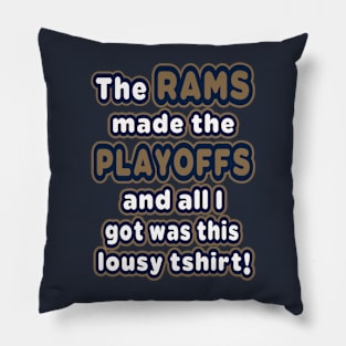 The Rams made the playoffs! Pillow