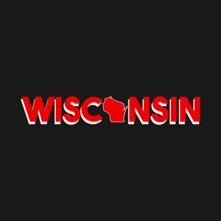 Wisconsin Sticker T-Shirt