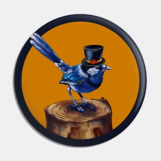 bird in a top hat Pin
