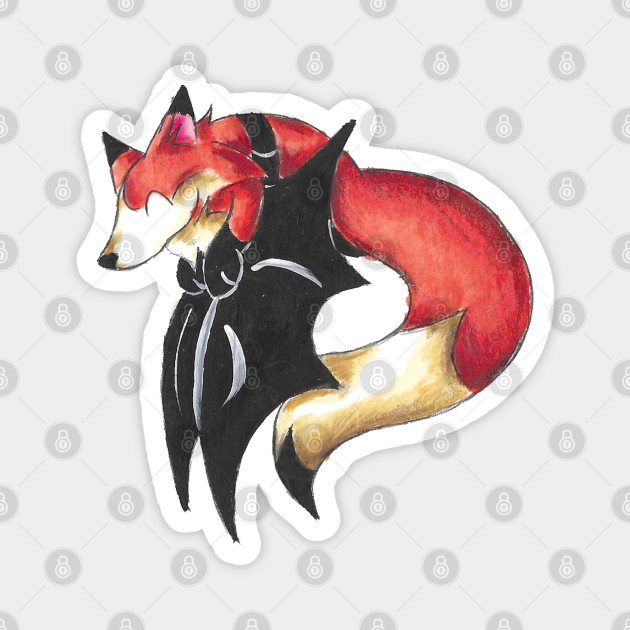 Flying Fox - Fox Puns - Magnet | TeePublic