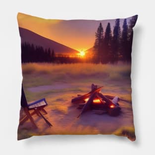Camp Fire Pillow
