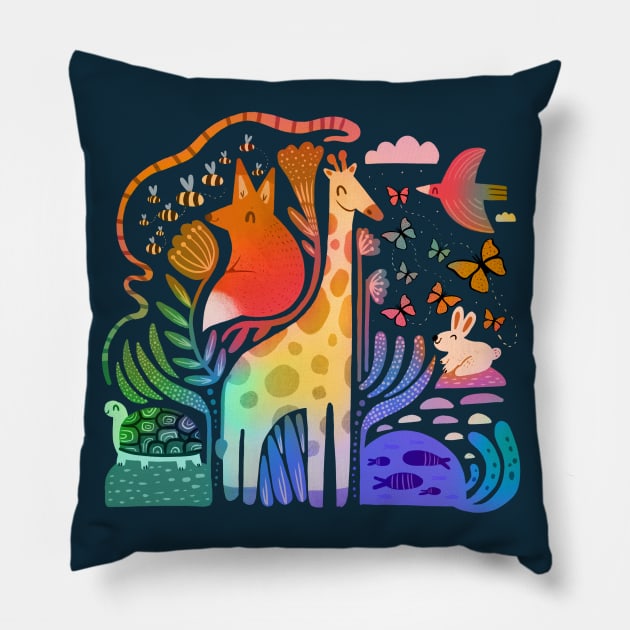 Biodiversity Pillow by Mjdaluz