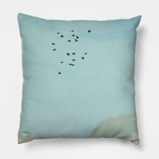 Birds in flight Pillow