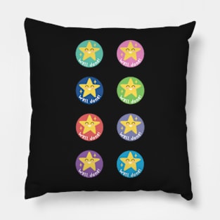 Well done star Reward for students Pack of 8 Pillow