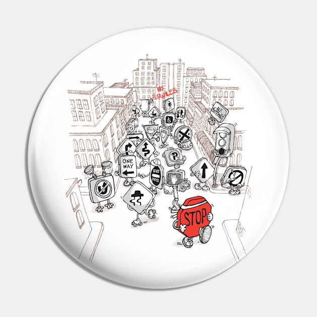 Red Means Go Pin by Made With Awesome