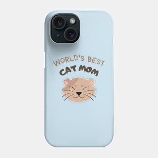 World's Best Cat Mom, Vintage Inspired Phone Case