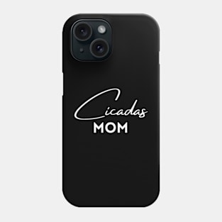 Funny Cicada Mom Brood Bug Lover Mom Women'S Cicada Phone Case