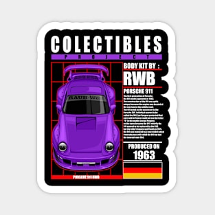 RWB PORSCHE 911 -PURPLE Magnet