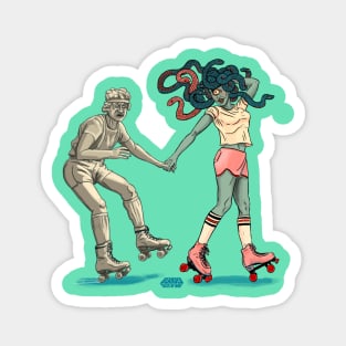 Roller Disco Medusa Magnet