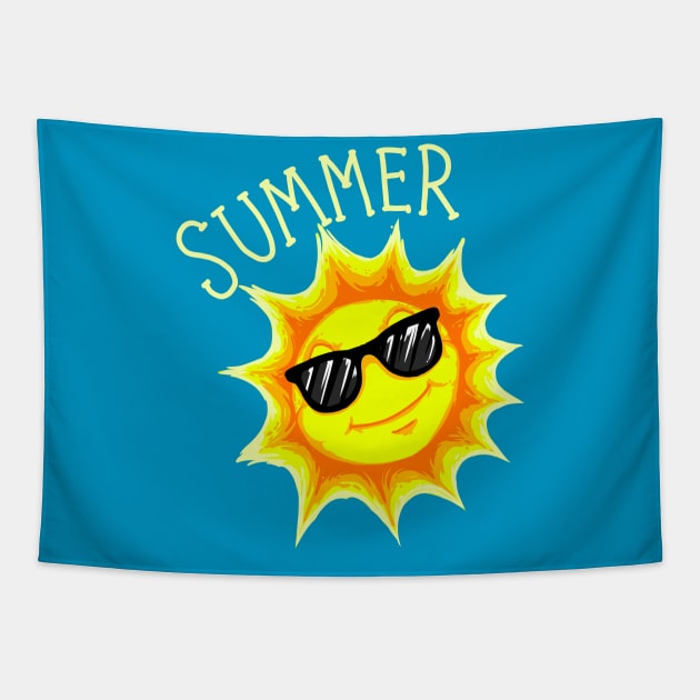 My Summer Tee Tapestry by WahyudiArtwork