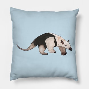 Tamandua cartoon illustration Pillow