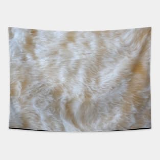 White Fur Print Skin Exotic Animals Texture Pattern Tapestry