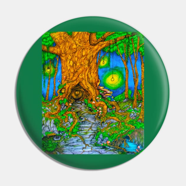 Forest Cottage Pin by Twisted Shaman