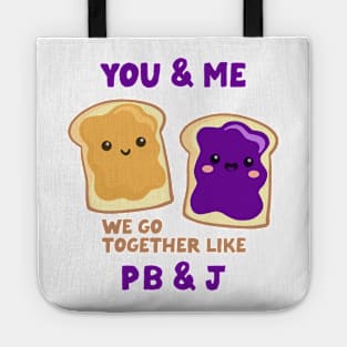 pbj you & me (grape) Tote