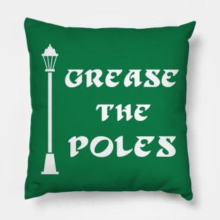 Philadelphia Eagles Funny Grease the Poles Pillow