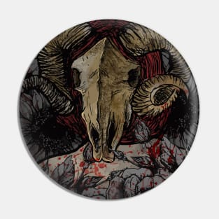 Macabre Goat Pin